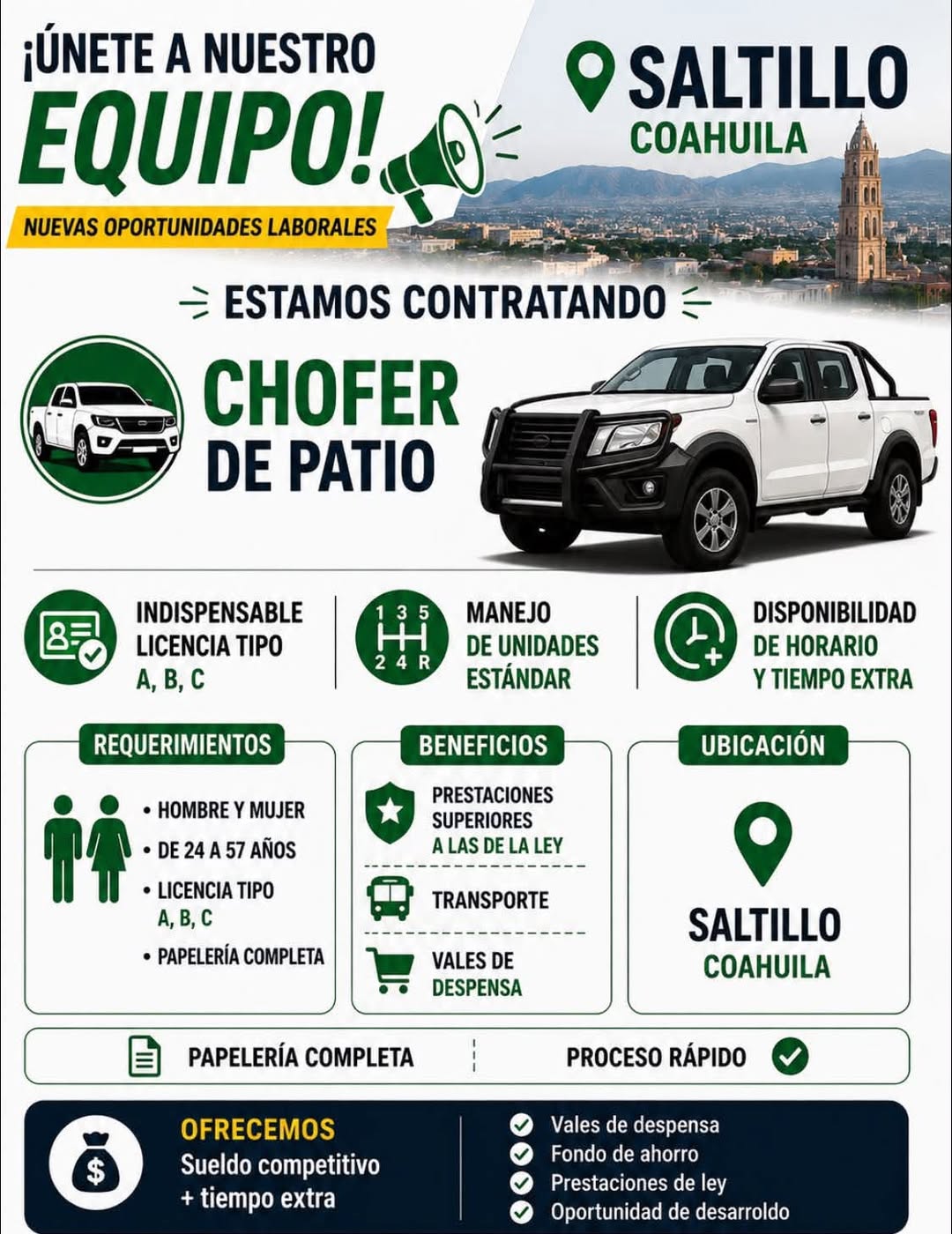Chofer de Patio