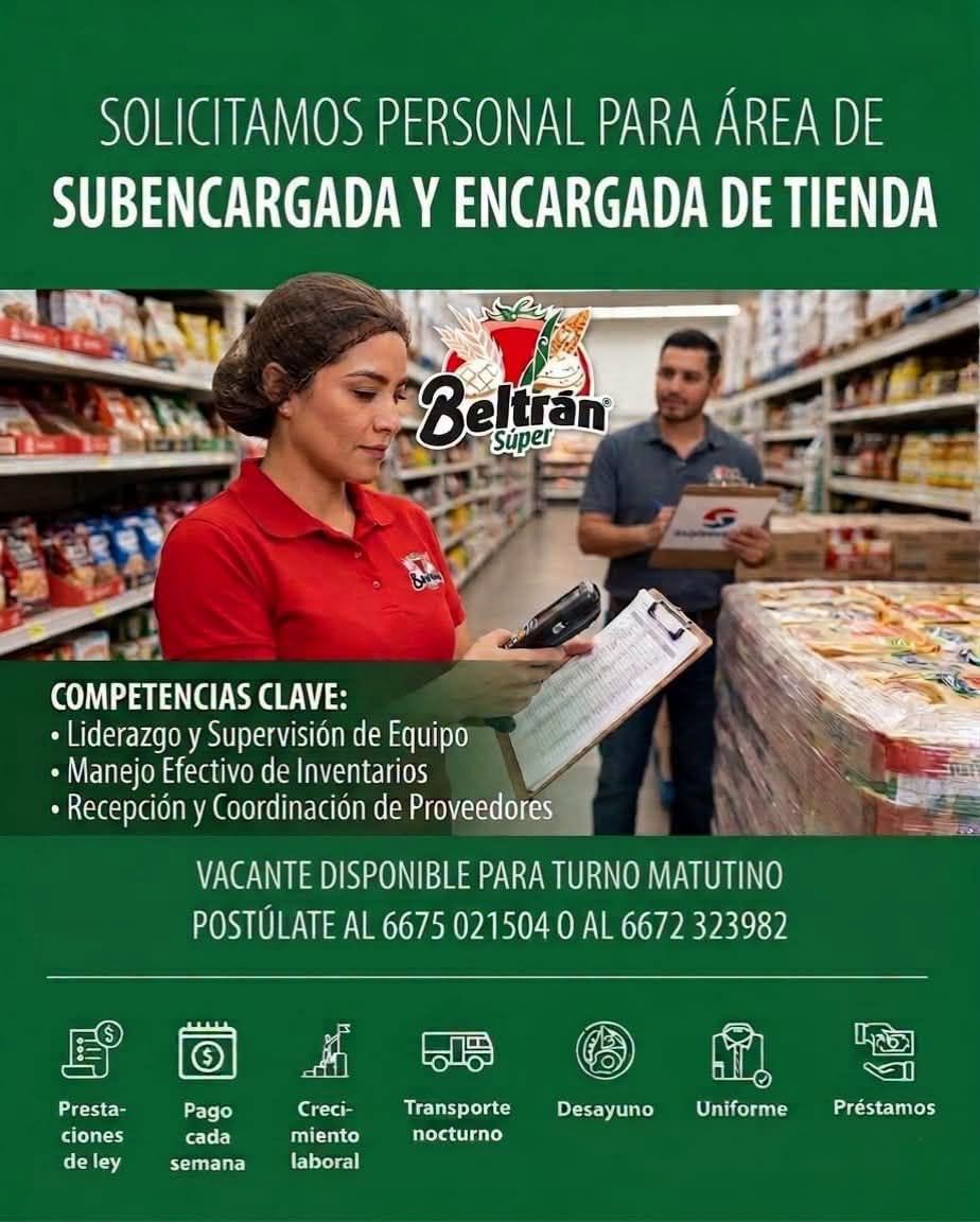 Encargado de Tienda