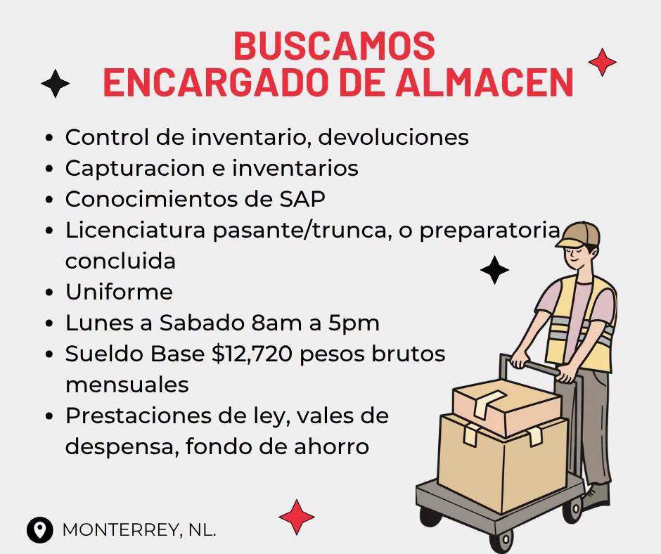 Encargado de Almacén