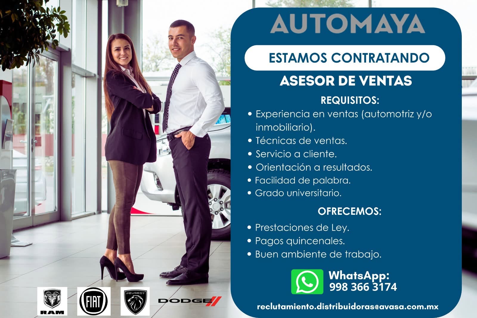 Asesor de Ventas
