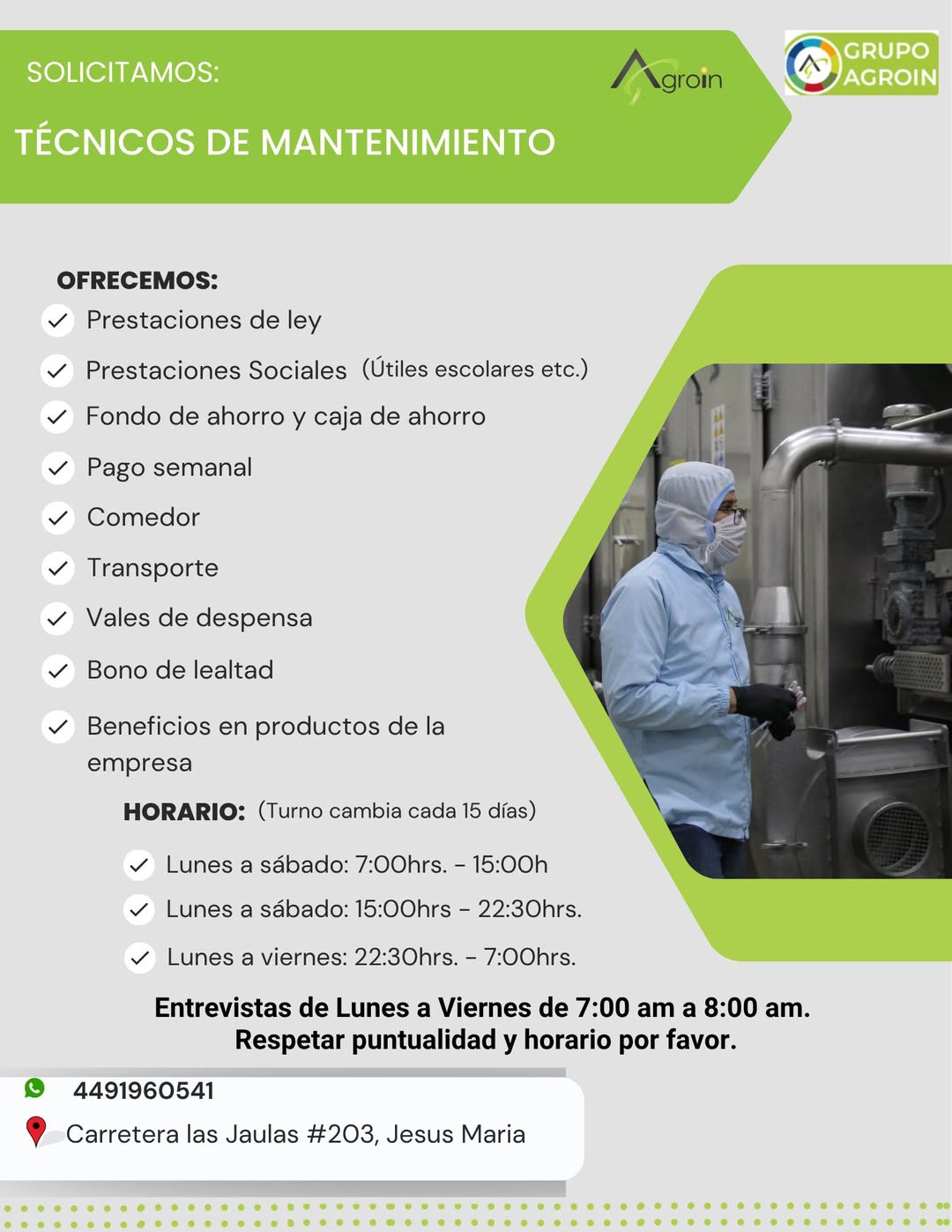 Técnico de Mantenimiento