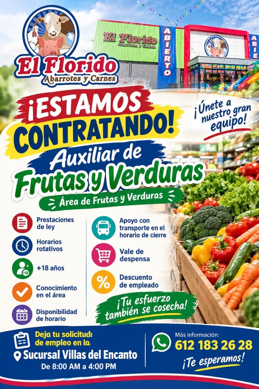 Auxiliar de Frutas y Verduras