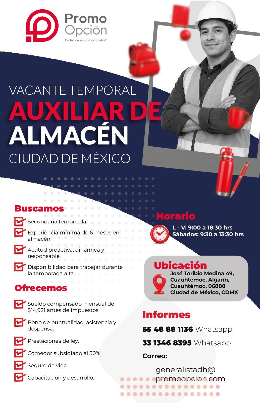 Auxiliar de Almacén