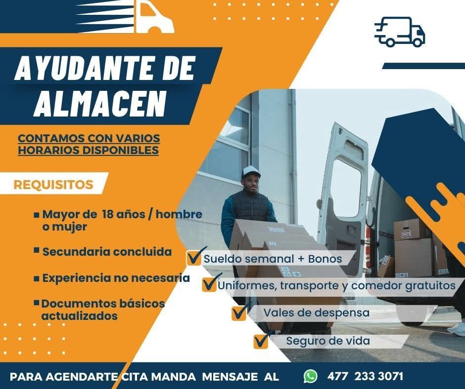 Ayudante de Almacén