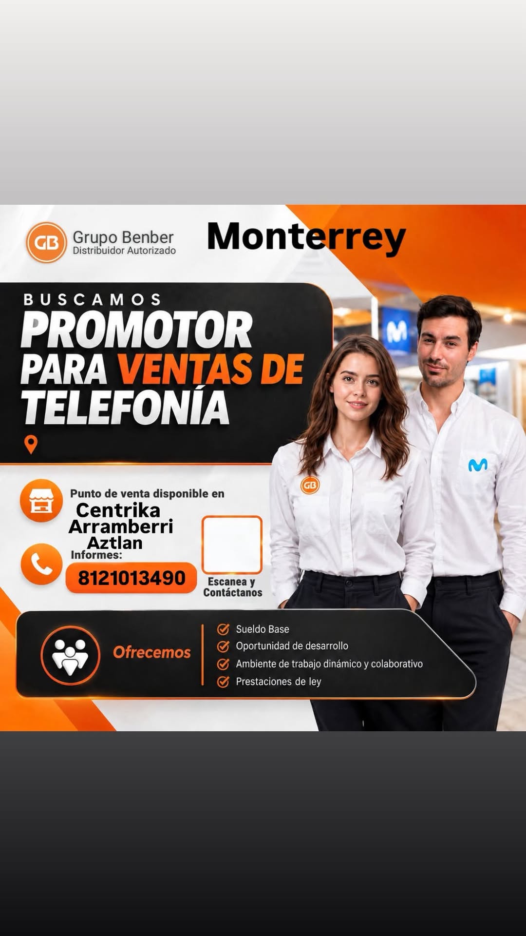 Promotor de Ventas de Telefonía