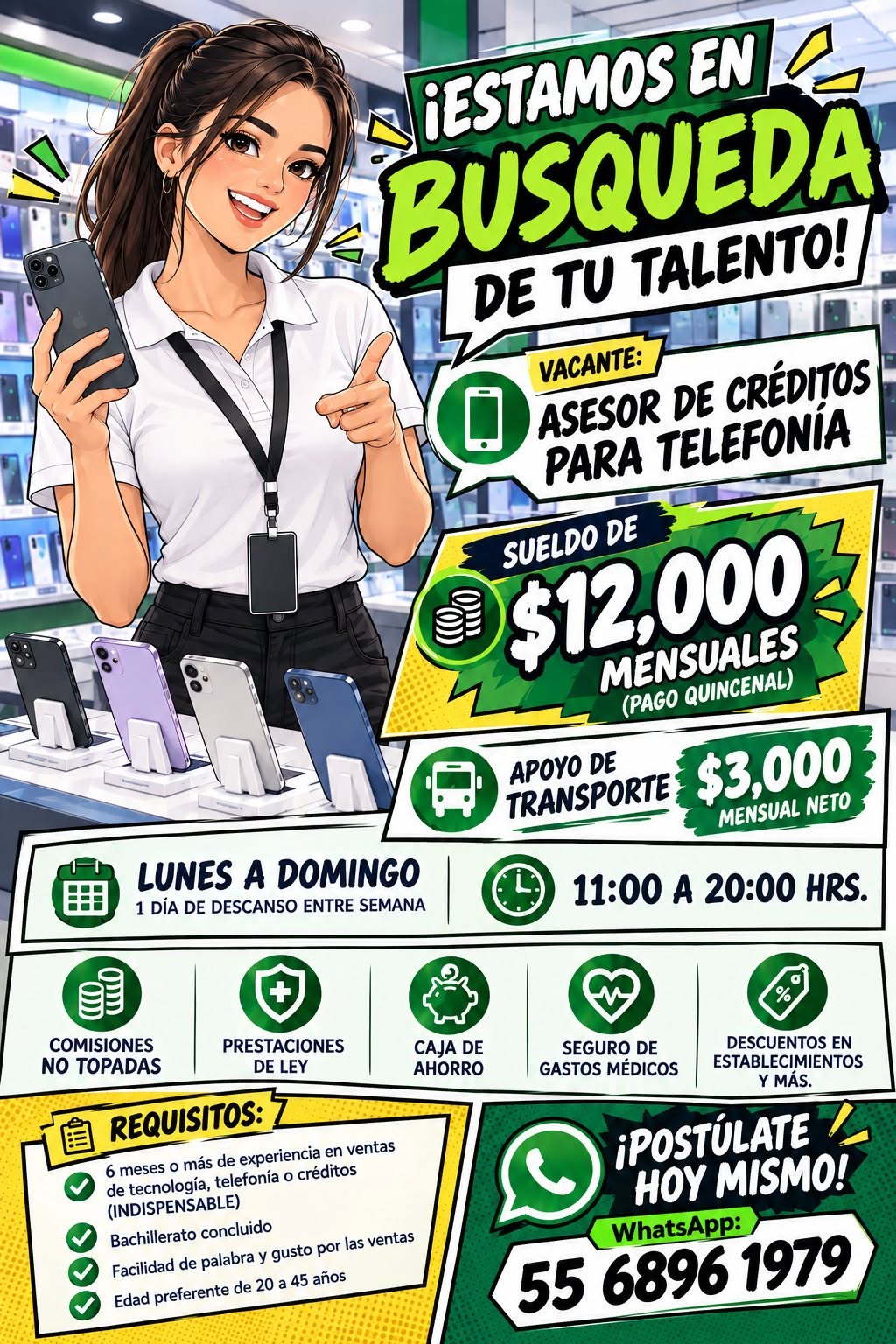 Asesor de Créditos para Telefonía