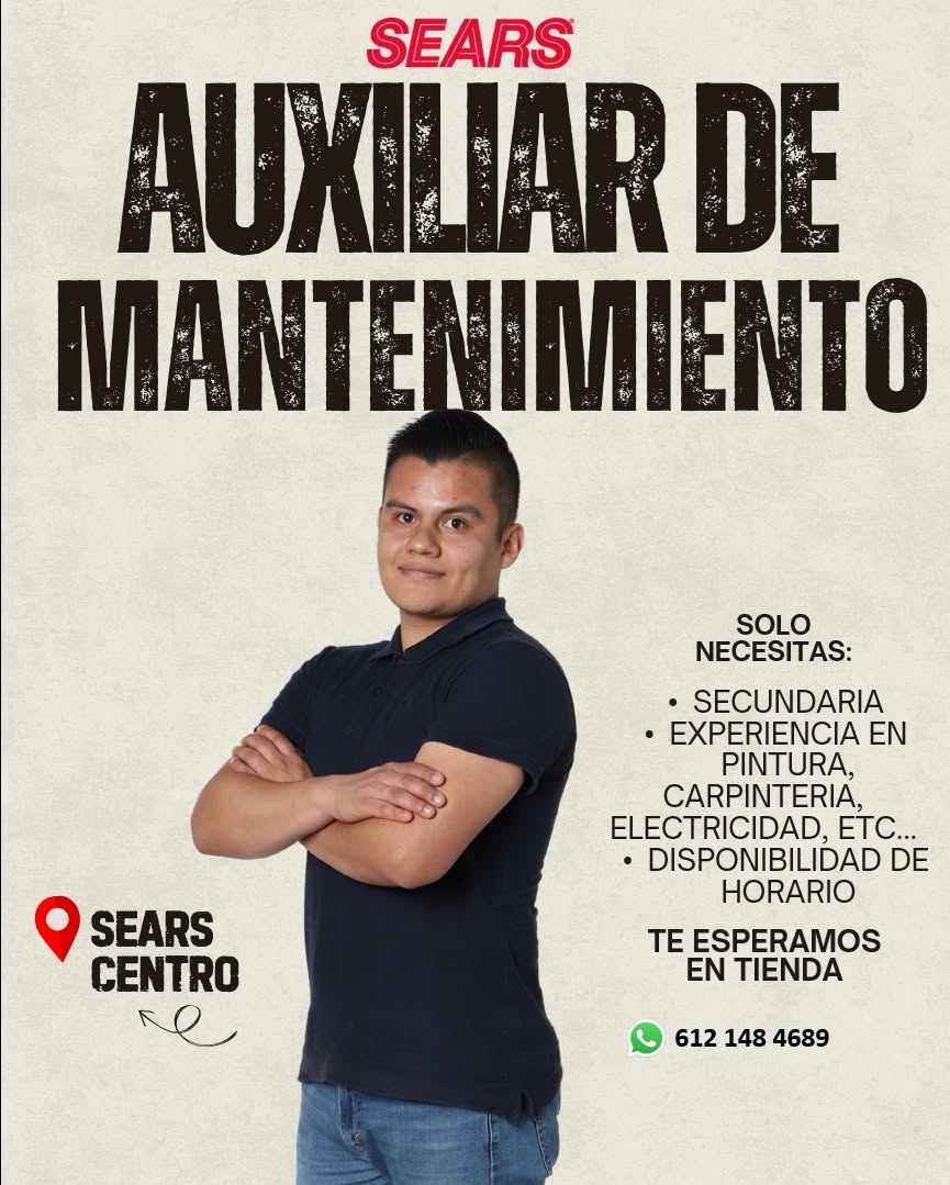 Auxiliar de Mantenimiento