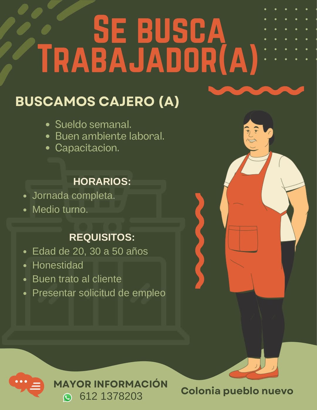 Cajero(a)