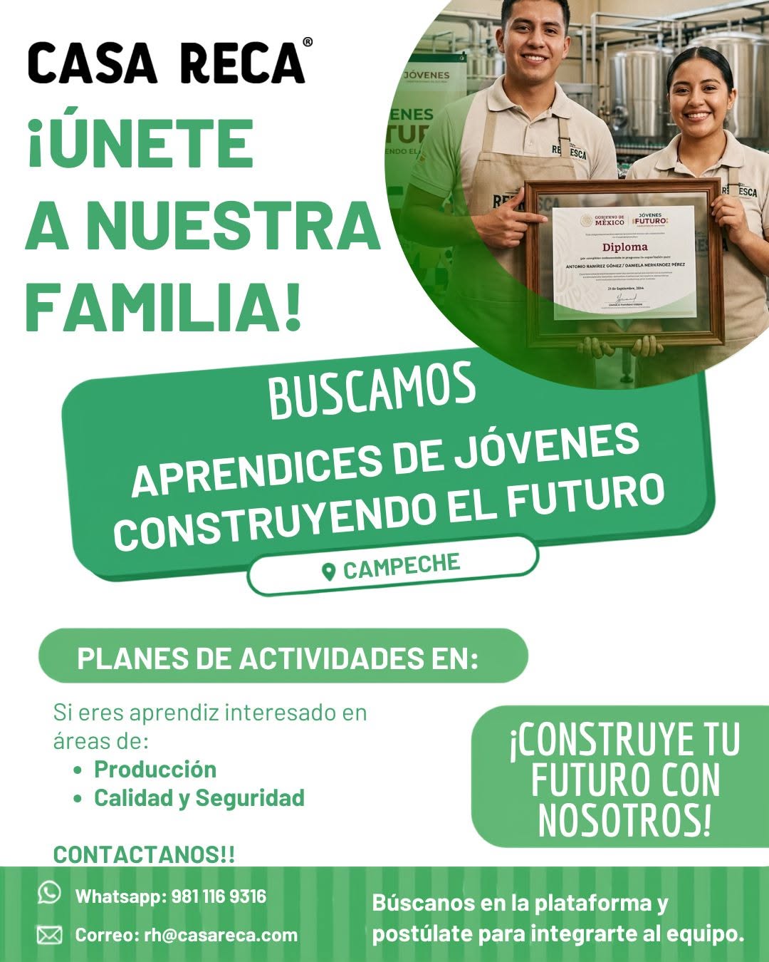 Aprendiz en Producción