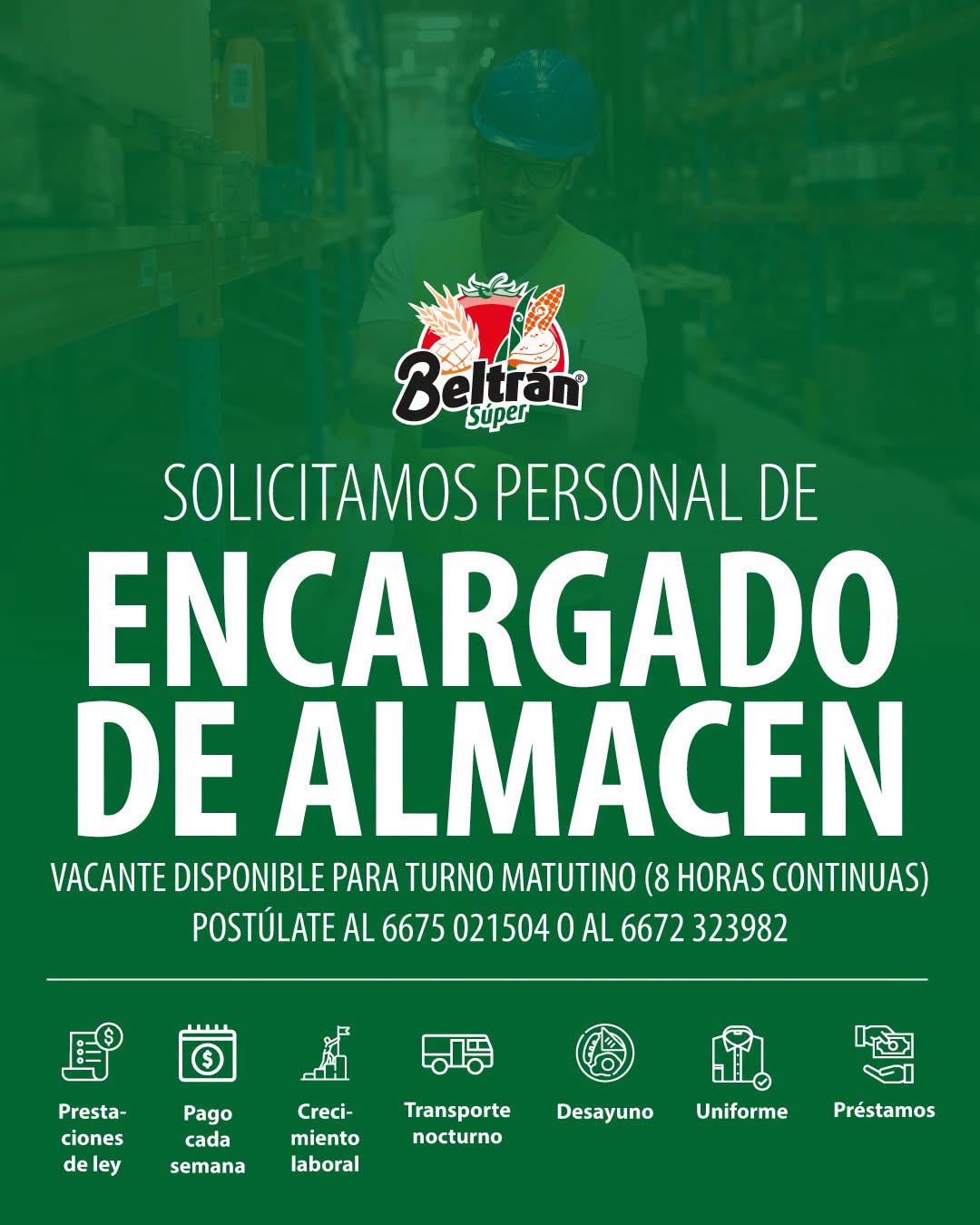 Encargado de Almacén