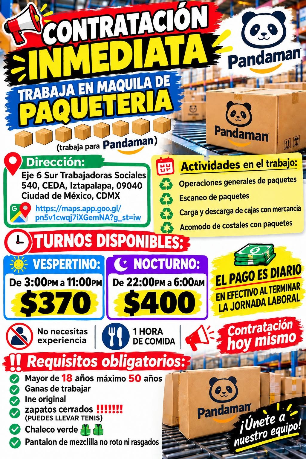 Vacante disponible