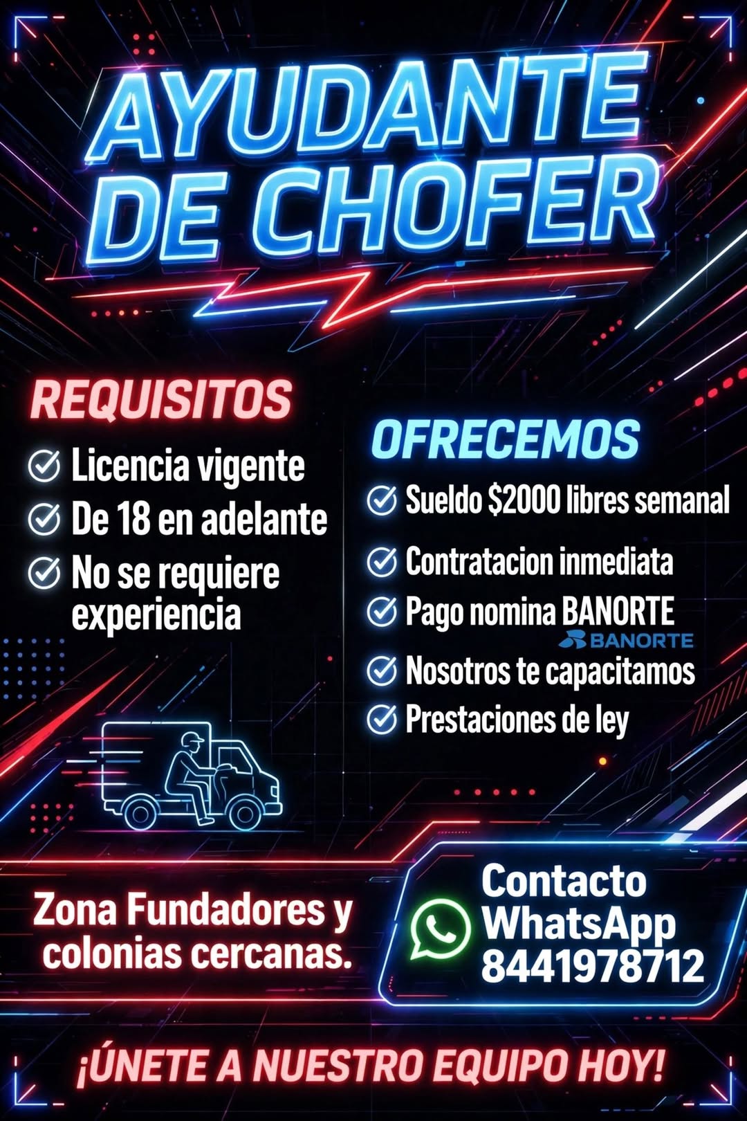 Ayudante de Chofer