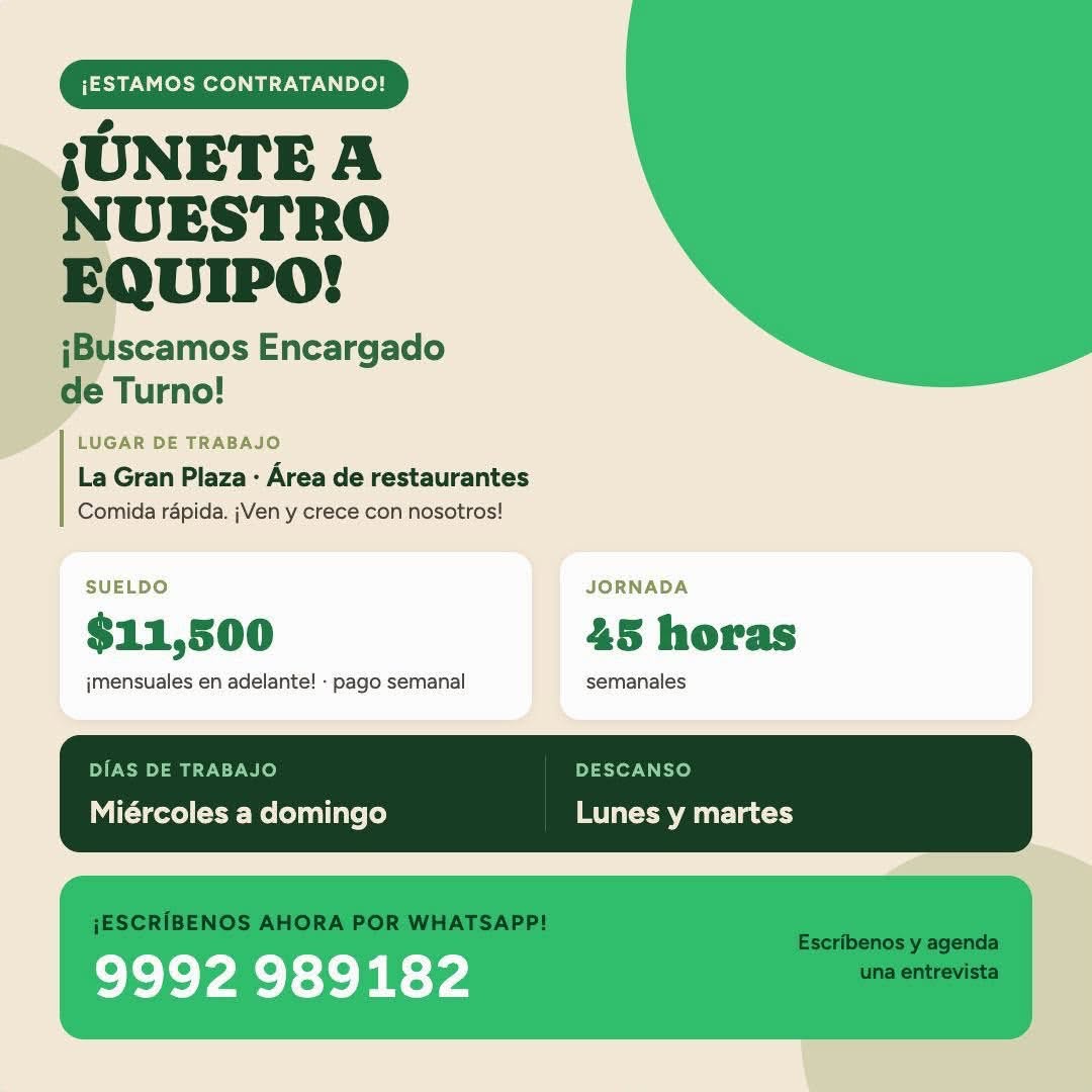 Encargado de Turno