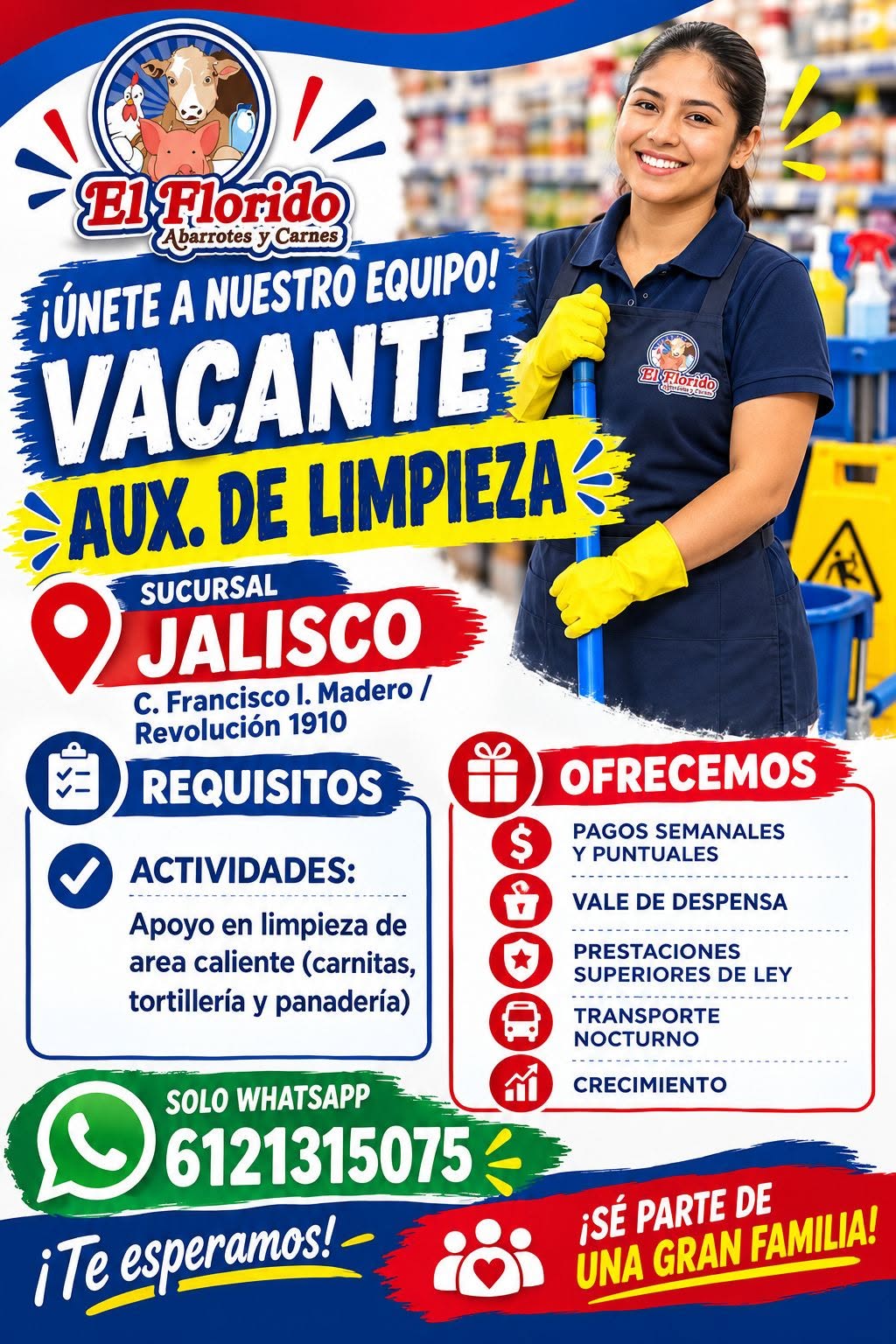 Auxiliar de Limpieza
