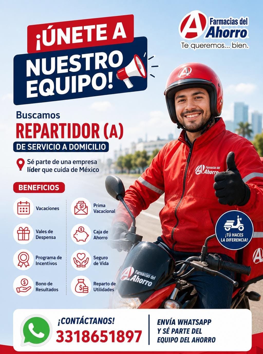 Repartidor de Servicio a Domicilio