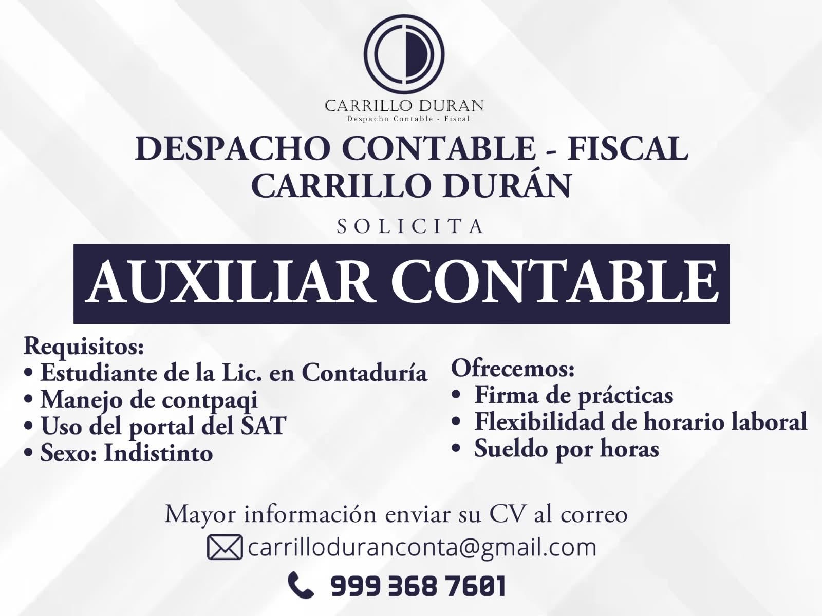 Auxiliar Contable