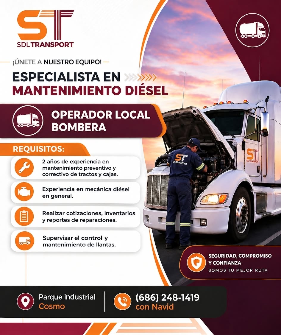 Especialista en Mantenimiento Diésel