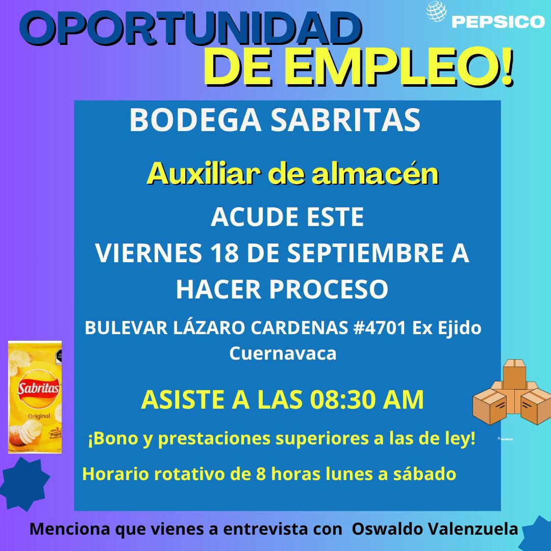Auxiliar de almacén