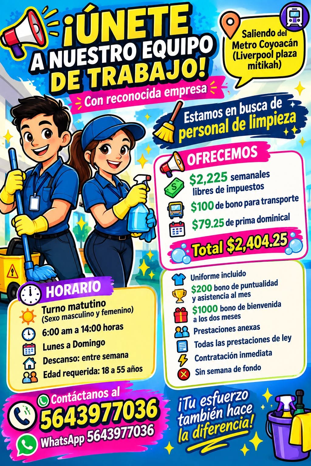 Personal de limpieza