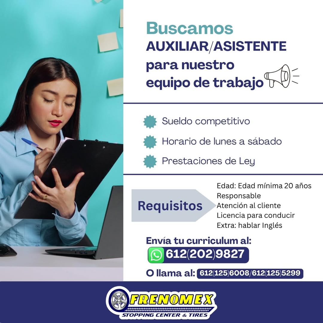 Auxiliar/Asistente