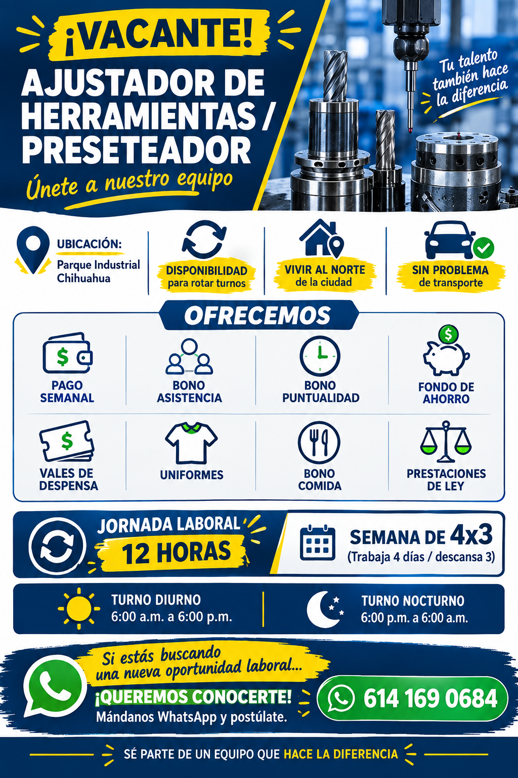 Vacante disponible