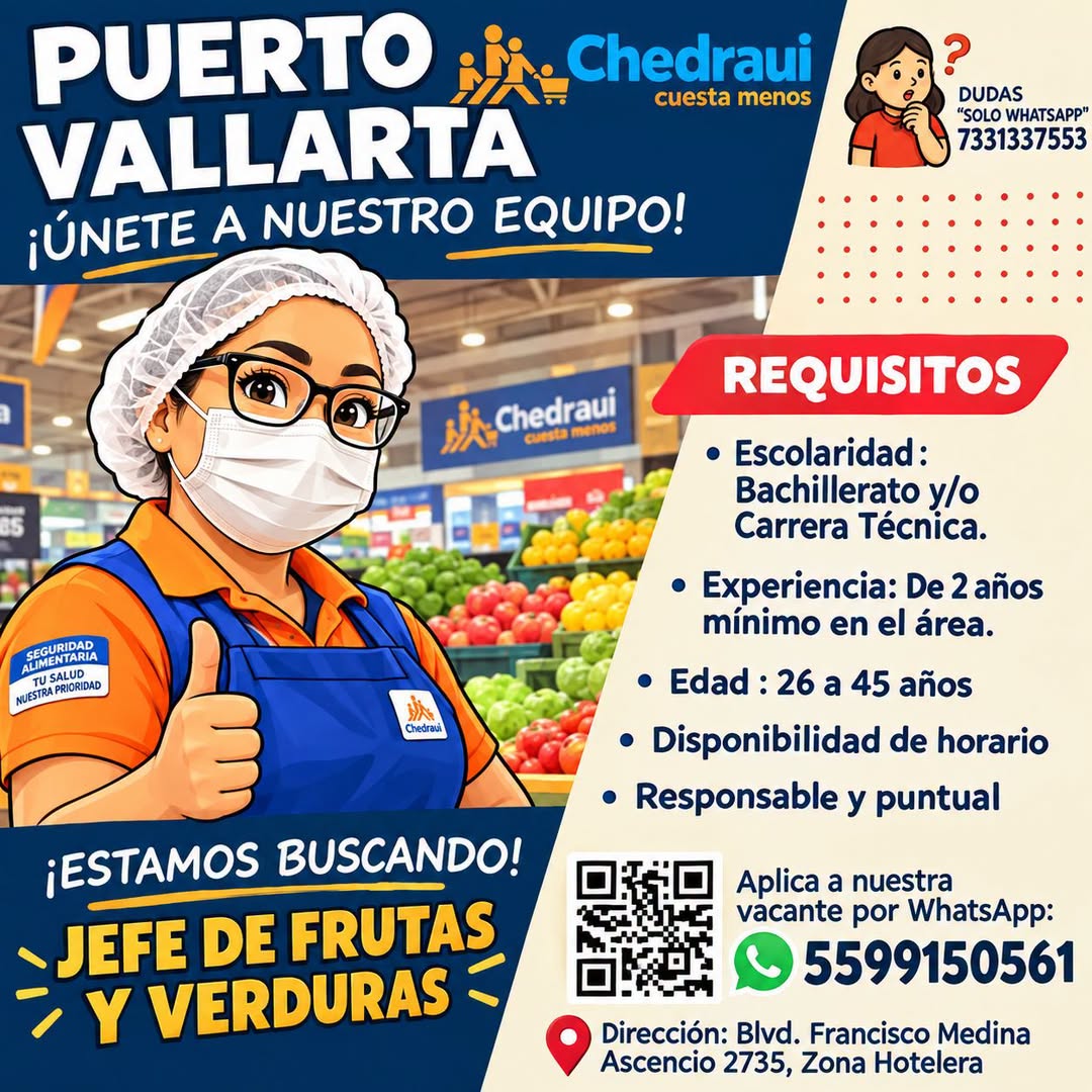 Jefe de Frutas y Verduras