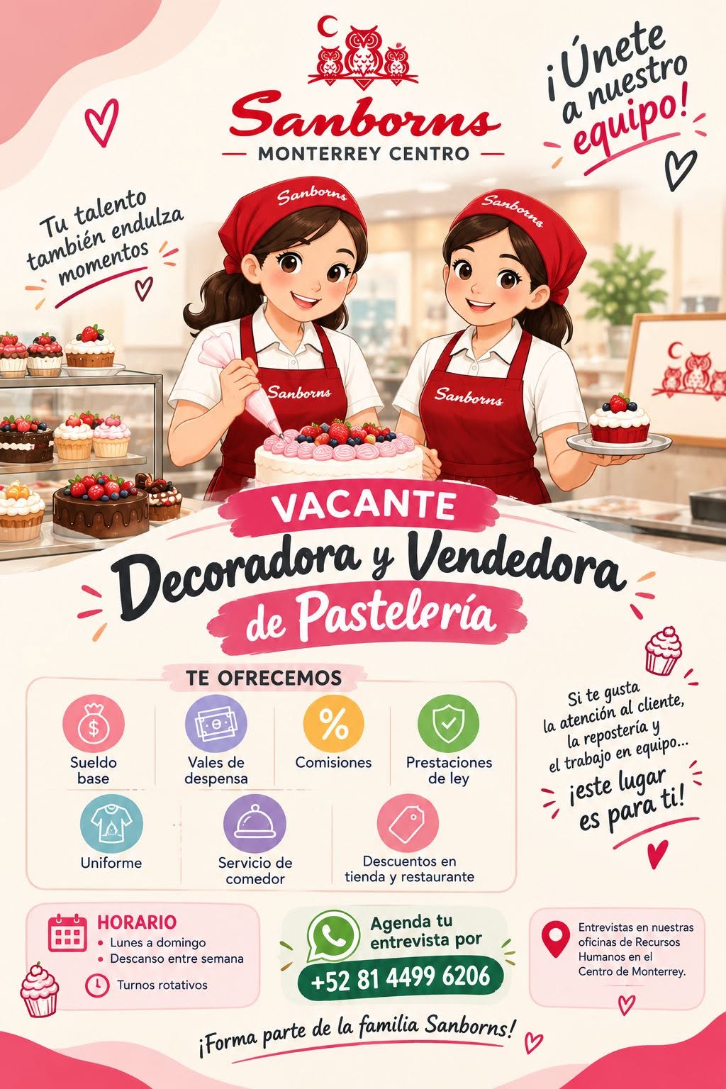 Vendedora de Pastelería