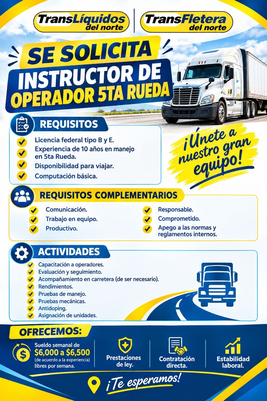 Instructor de Operador