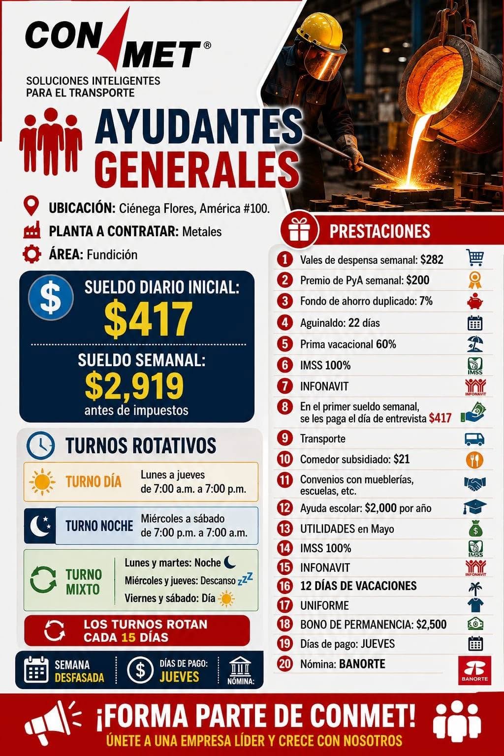 Vacante disponible