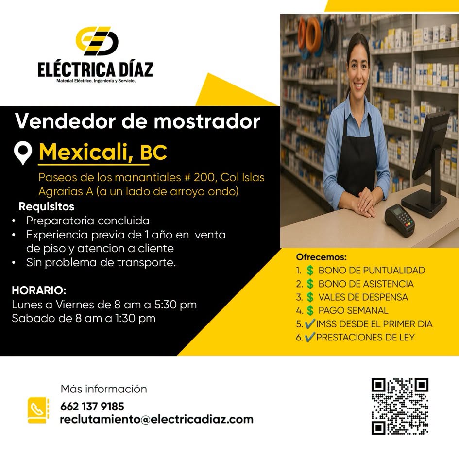 Vendedor de Mostrador