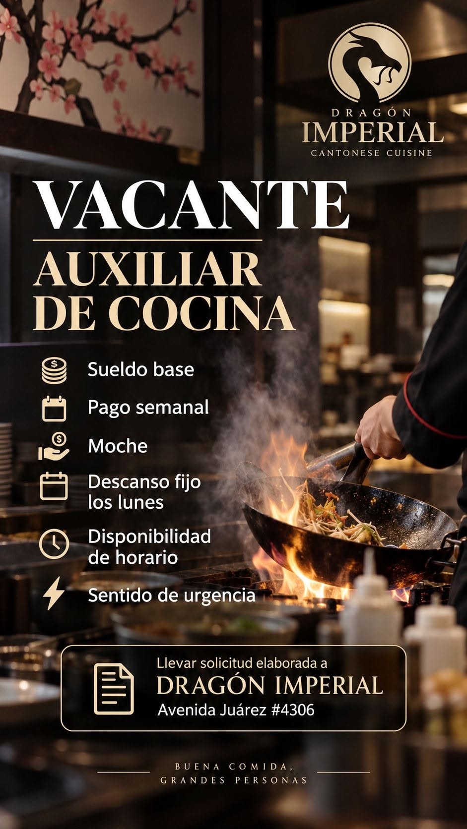 Auxiliar de Cocina