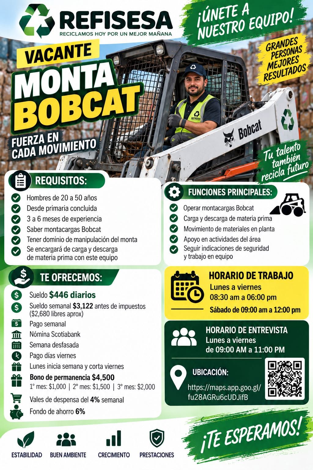 Vacante disponible