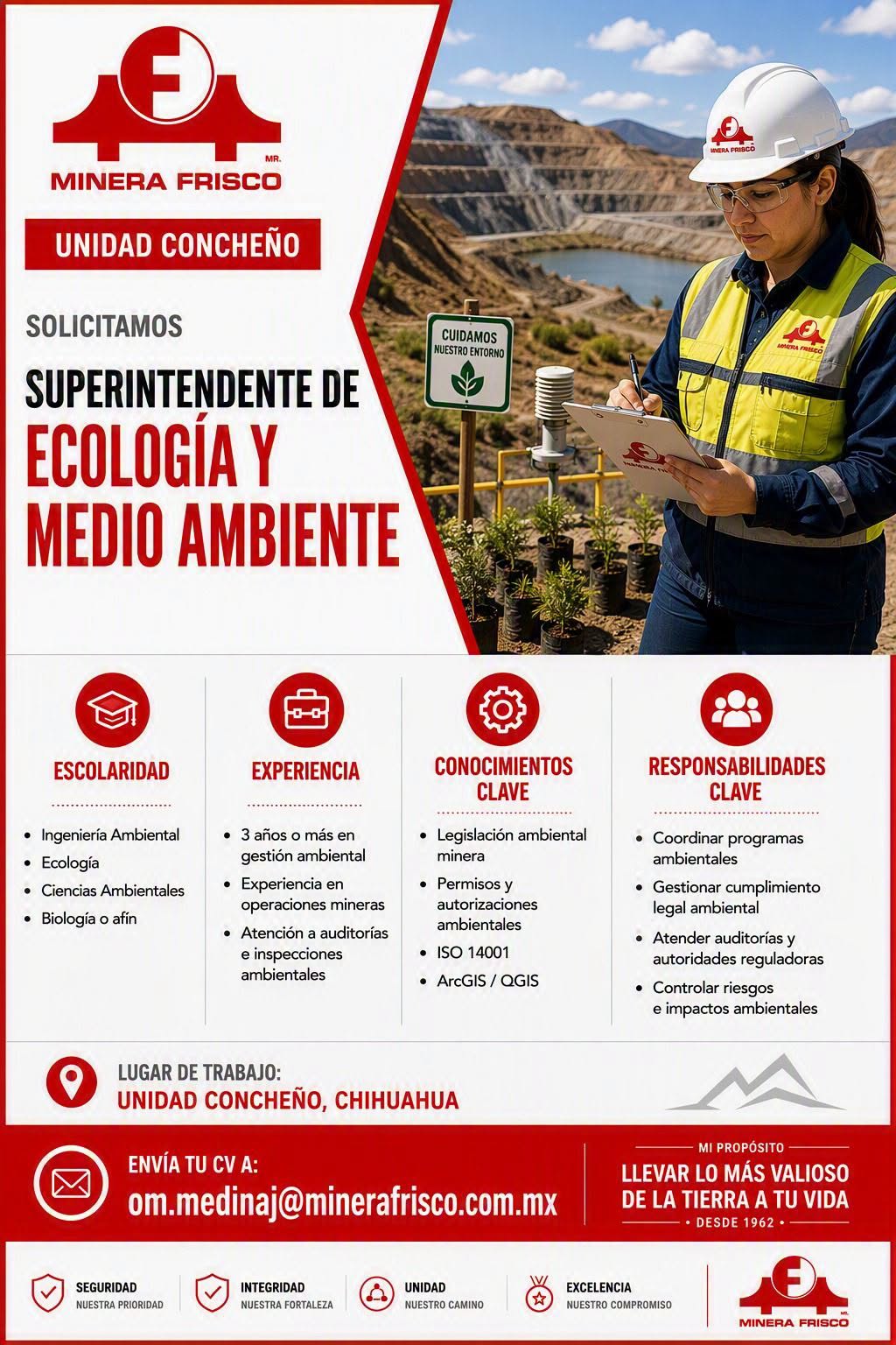 Superintendente de Ecología y Medio Ambiente