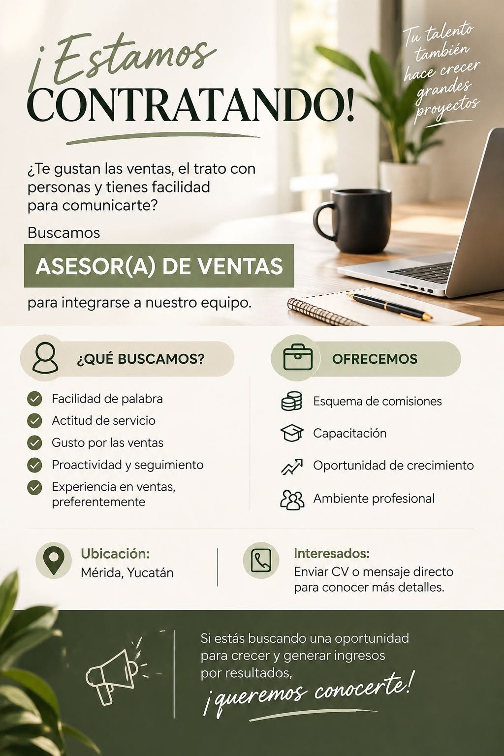 Asesor(a) de Ventas