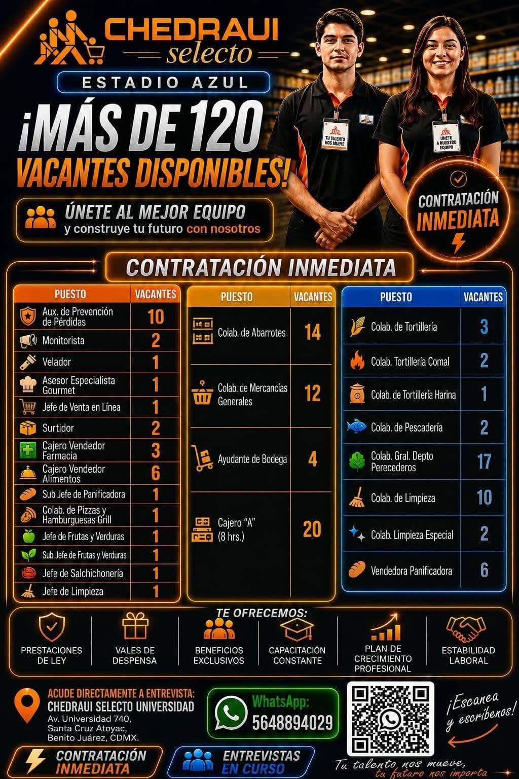 Vacante disponible