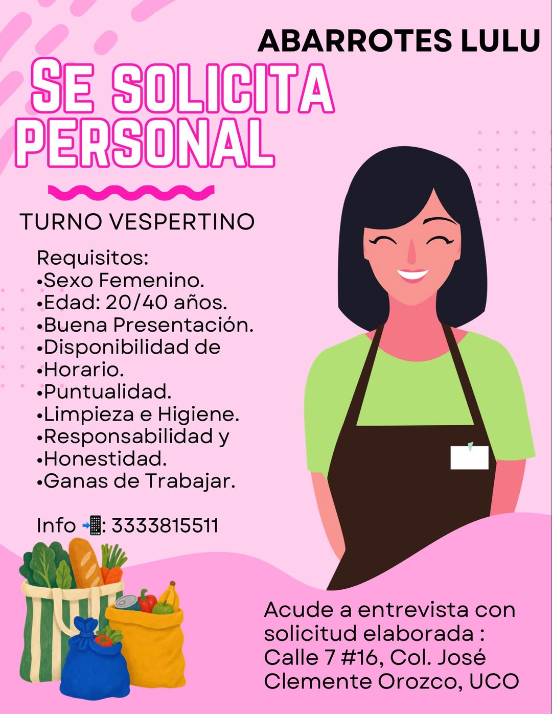 Personal turno vespertino