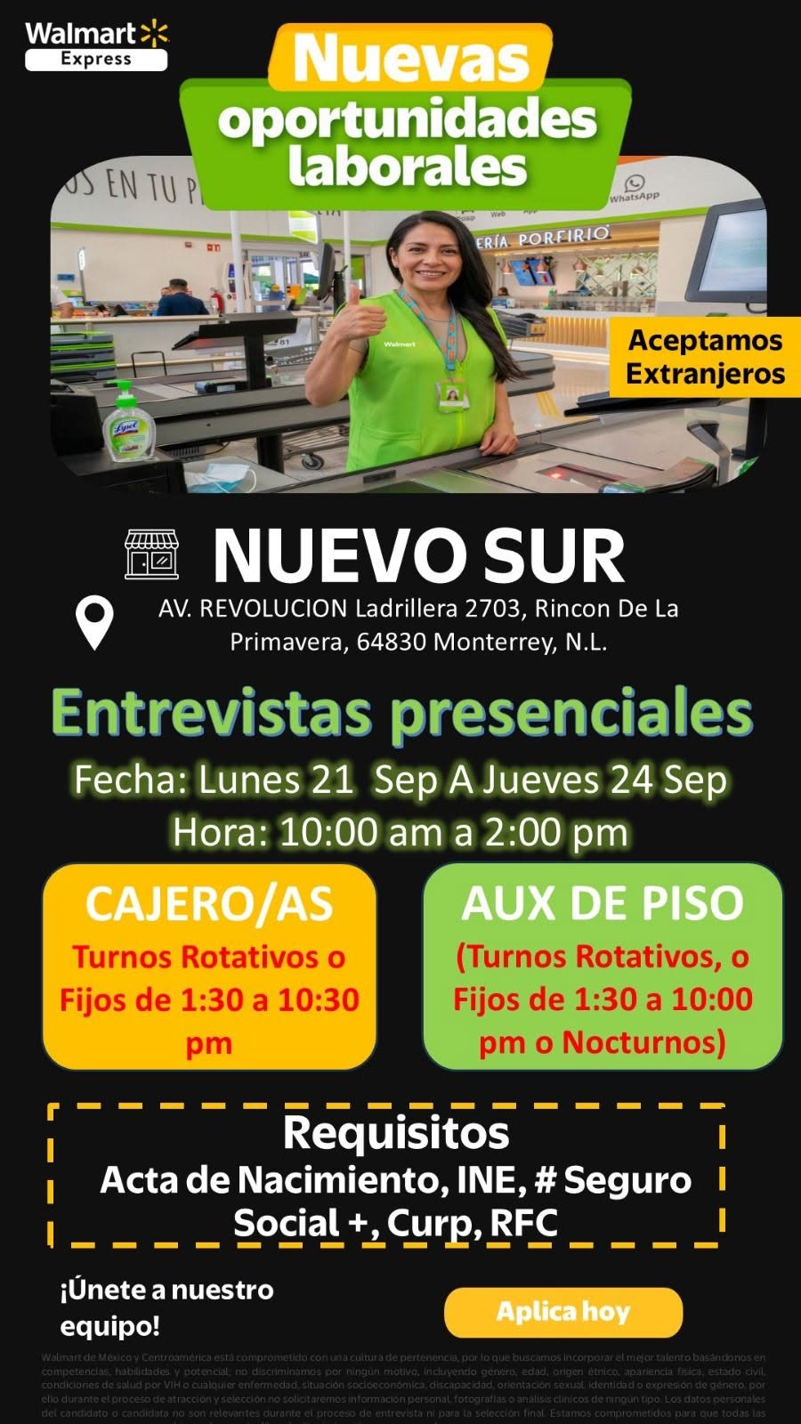 Cajero/a