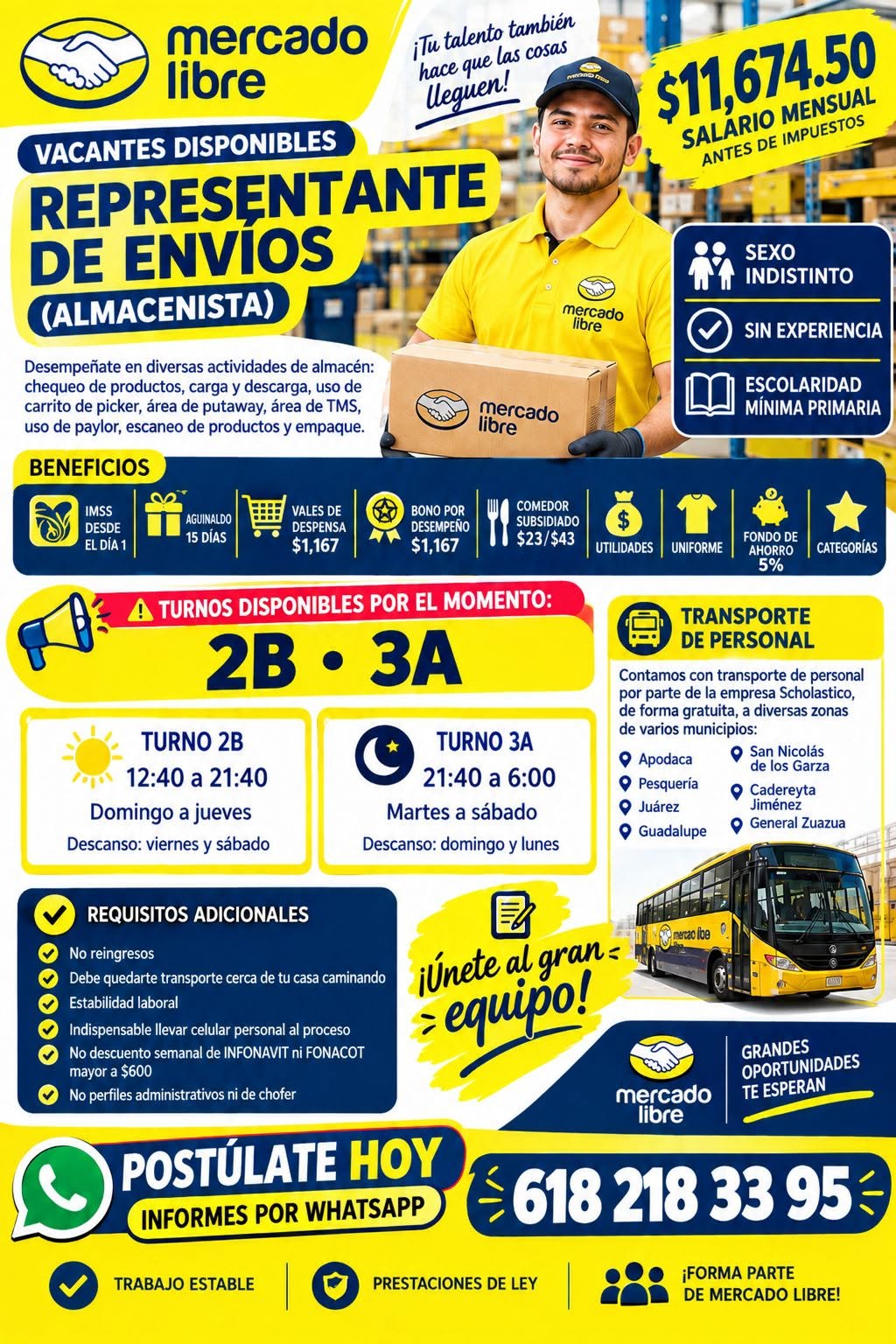 Representante de Envíos