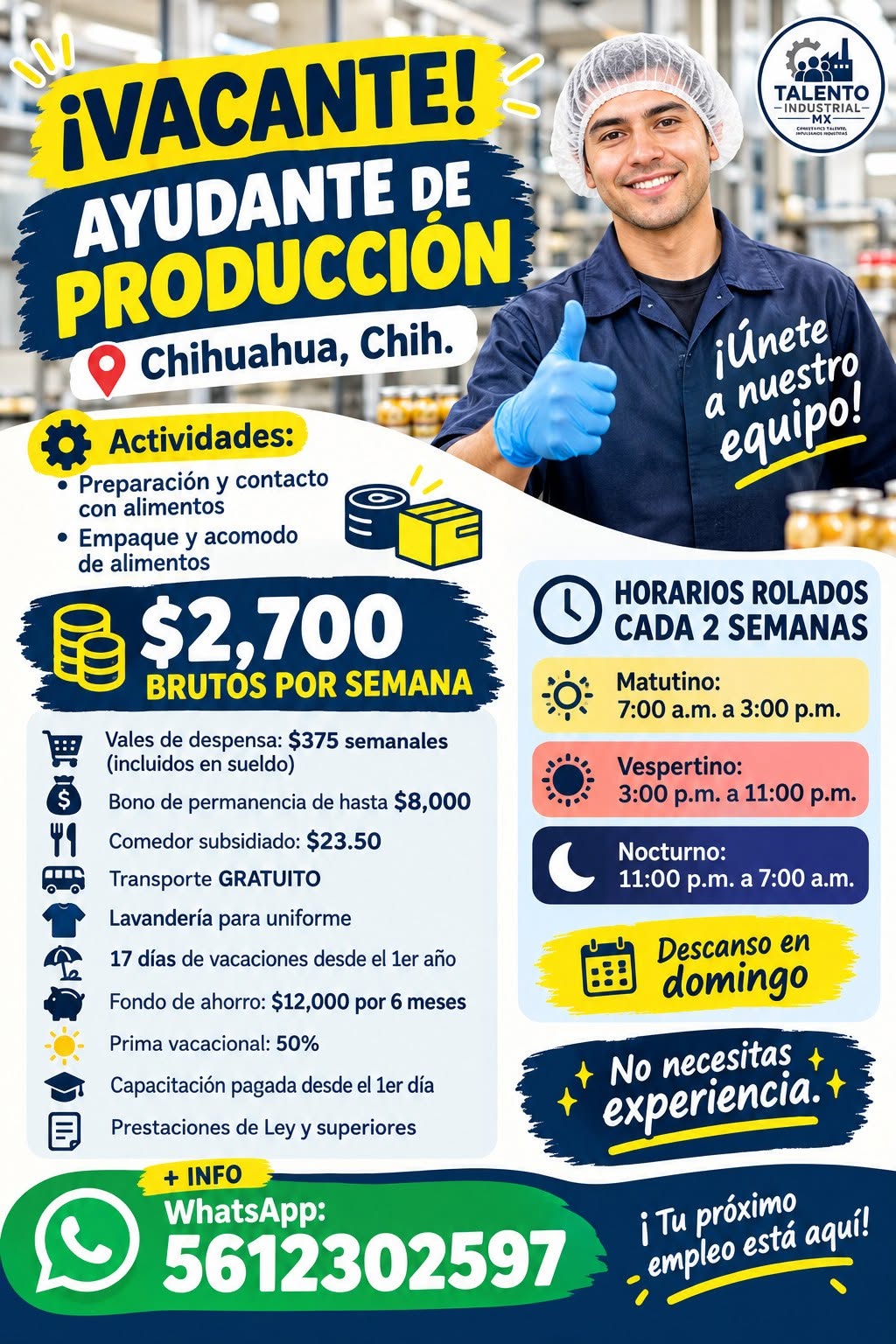 Ayudante de Producción