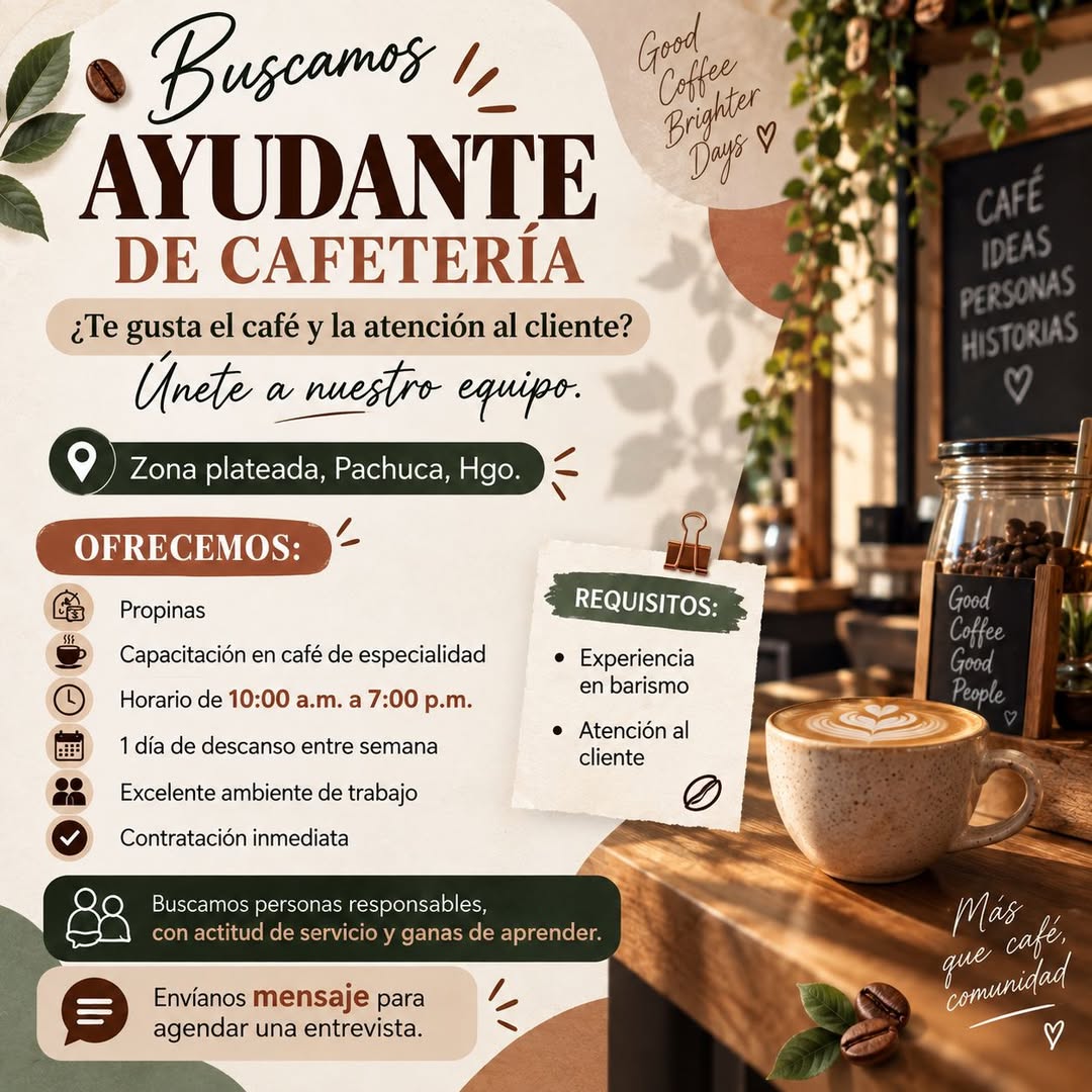 Ayudante de Cafetería