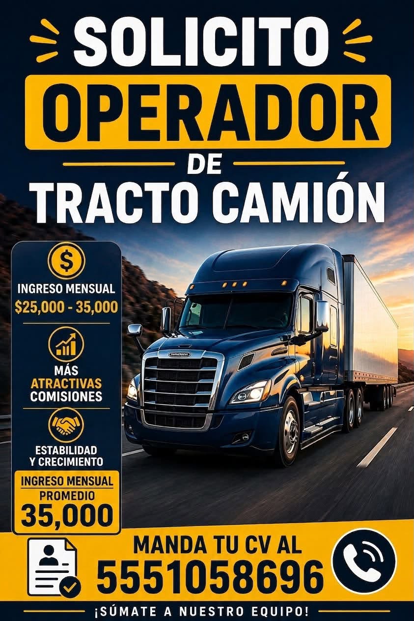 Operador de Tracto Camión
