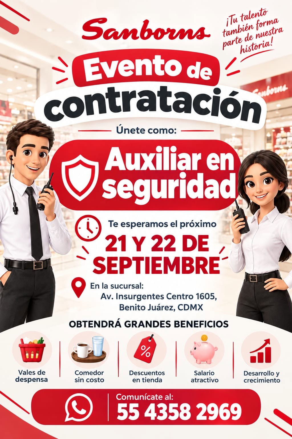Auxiliar en seguridad