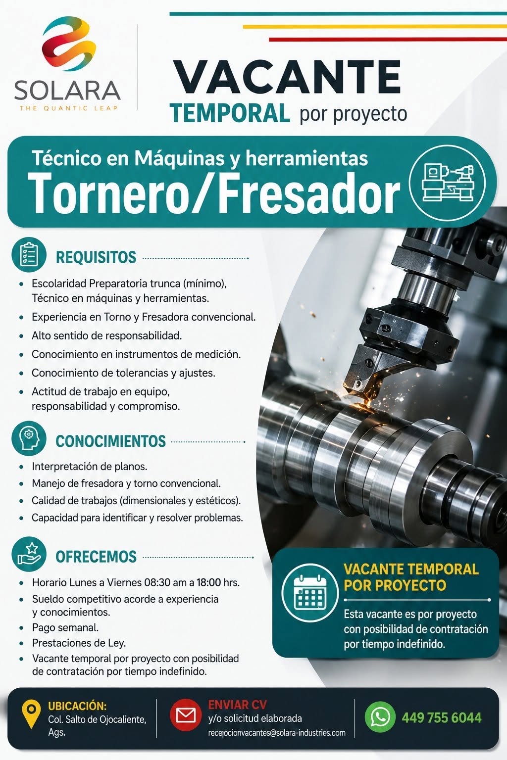 Tornero Fresador