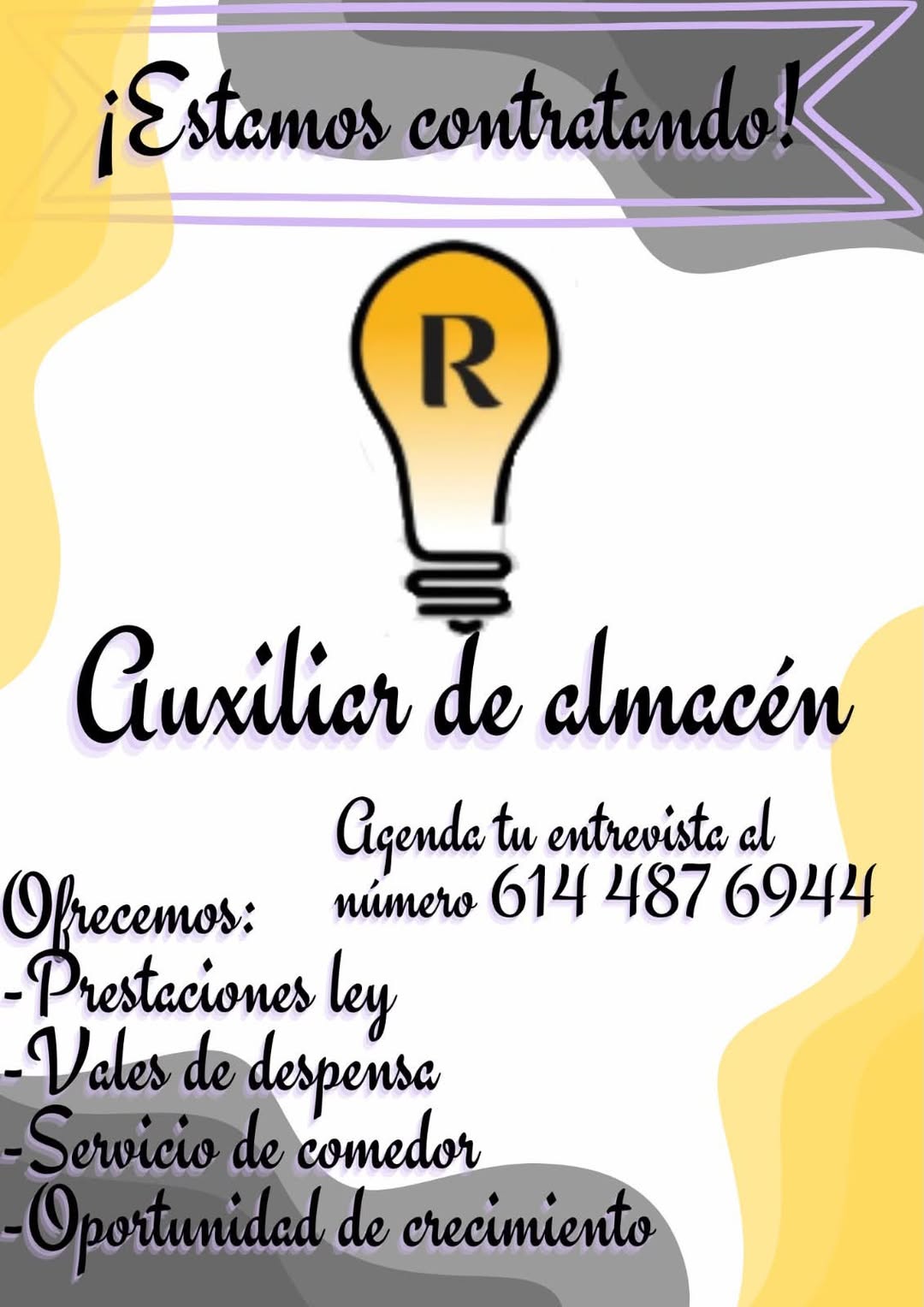 Auxiliar de Almacén