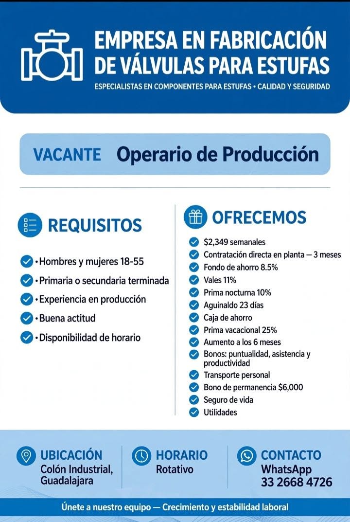 Operario de Producción