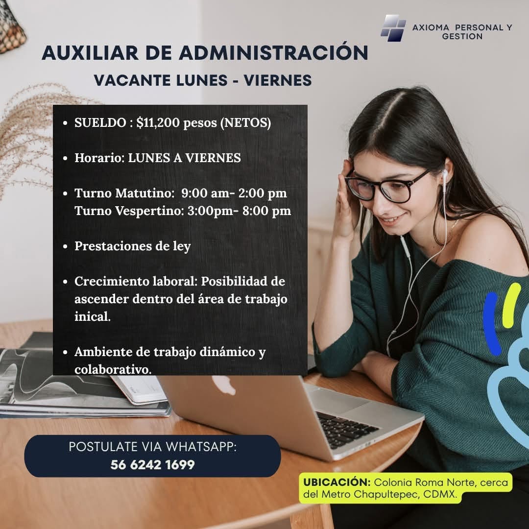 Auxiliar de Administración