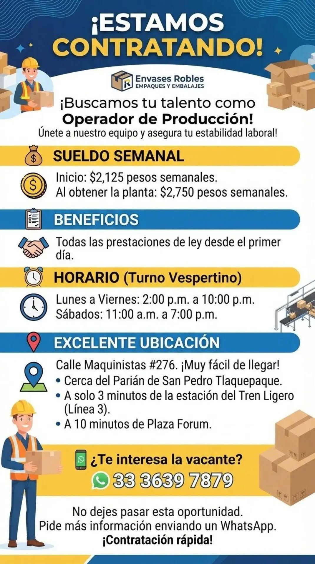 Vacante disponible