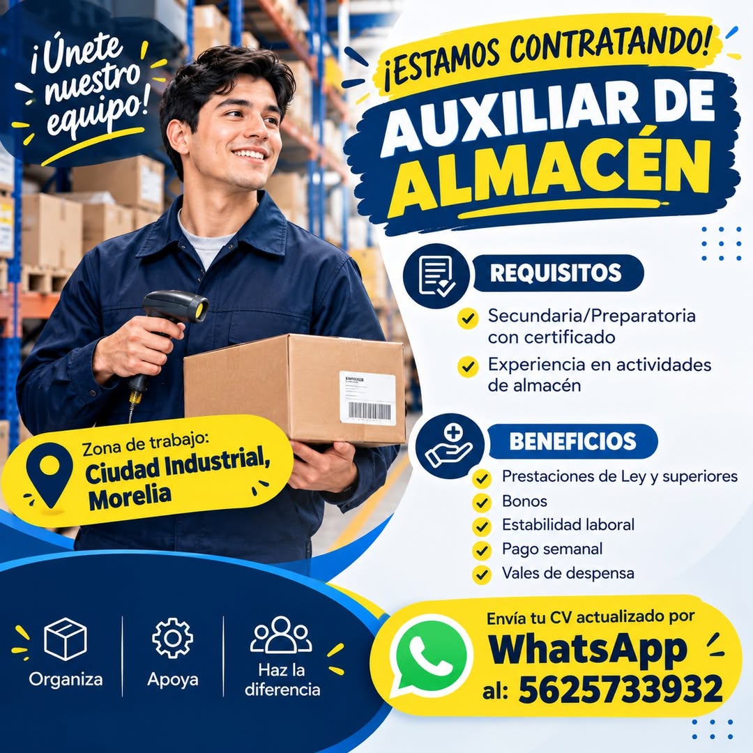 Auxiliar de Almacén