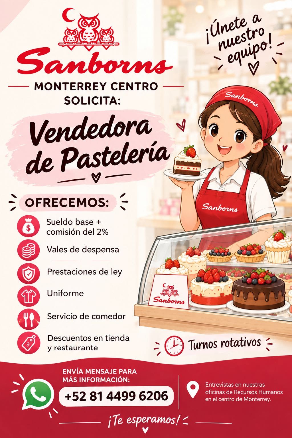 Vendedora de Pastelería