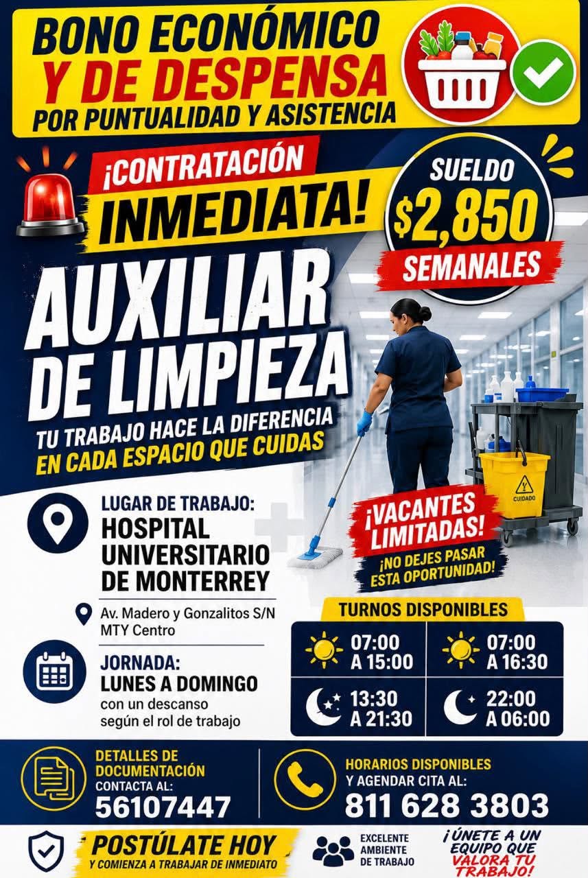 Personal de Limpieza